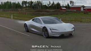 Tesla Roadster Concept Video Shows 11Seconds 060 mph Acceleration With Spacex Thruster [upl. by Ledif642]