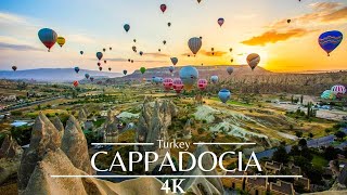 Cappadocia Turkey 🇹🇷 Hot Air Balloon 4k Drone [upl. by Anitnelav303]