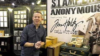 Tim Holtz and Stampers Anonymous  New Stamps Stencils and More [upl. by Kokaras]