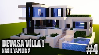 DEVASA VİLLA Nasıl Yapılır  Türkçe Detaylı Anlatım Minecraft Villa Yapımları 4 [upl. by Dixon]