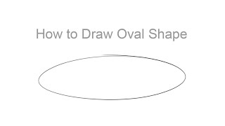 How to Draw Oval Shape Practice Oval Drawing for Mastery [upl. by Anerda]