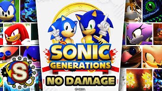 Sonic Generations  Full Game 100 Walkthrough No Damage [upl. by Aseram]