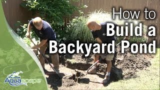 How To Build a Backyard Pond [upl. by Einwahr]