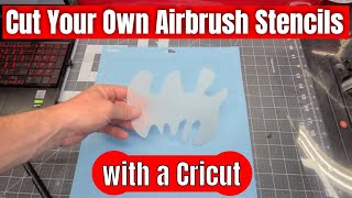 Cut Airbrush Stencils With A Cricut Cutting Machine [upl. by Nnyleak980]