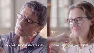 Essilor Varilux X Series Vs standard progressive lenses [upl. by Nikral]