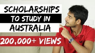 HOW TO GET A SCHOLARSHIP IN AUSTRALIA  INTERNATIONAL STUDENTS [upl. by Garner]