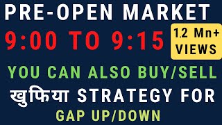 What is Pre Opening Session in Stock Market  How to trade in Pre Open Market [upl. by Assirol]