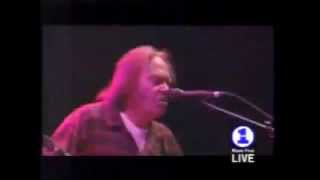 SOUTHERN MAN  Neil Young  Live 2000  LYRICS  Crosby Stills Nash amp Young [upl. by Aufa]