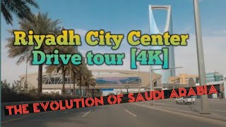 Riyadh City Saudi Arabia 4K Driving Downtown [upl. by Gabriello]