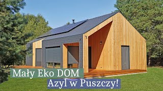 EKO DOM dla rodziny 95 m2 🏠 NOWOCZESNA STODOŁA 🌳 0 zł za gaz Jak zbudować tani dom parterowy [upl. by Aicilihp]