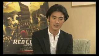 Red Cliff Takeshi Kaneshiro Japanese Interview 1 [upl. by Relluf]