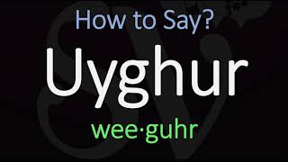 How to Pronounce Uyghur CORRECTLY Meaning amp Pronunciation [upl. by Mayram]