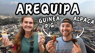 Unbelievable Food Tour in Arequipa Peru [upl. by Eldoria]