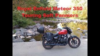 Royal Enfield Meteor 350 Panniers  How To Add Touring Panniers to RE Meteor 350 [upl. by Tergram144]