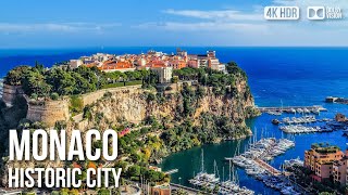 MonacoVille Old Town Princes Palace  🇲🇨 Monaco 4K HDR Walking Tour [upl. by Jobey]