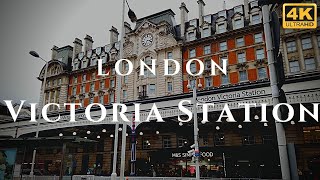 London Victoria Station Walk Through England 4K [upl. by Aner]