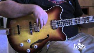 Hofner Verythin Contemporary Bass Demo [upl. by Tigram]