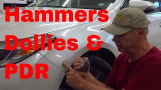 Basic Hammer and Dolly Work for Paintless Dent Repair amp Auto Body 1 [upl. by Anh]