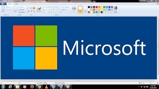 How to Draw Microsoft Logo in MS Paint  Timelapse [upl. by Hoseia177]