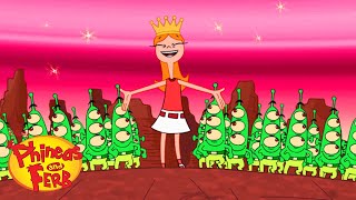 Queen of Mars  Music Video  Phineas and Ferb  Disney XD [upl. by Akirrehs677]