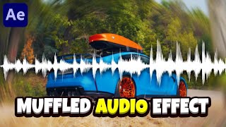 Muffled Audio Effect Tutorial  After Effects [upl. by Jelle785]