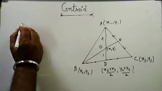 Centroid of triangle Properties and Derivation  Coordinate Geometry Part 5  Kamaldheeriya [upl. by Acinnor]