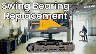 Excavator Swing Bearing Replacement Fun Version  ConEquip 101 [upl. by Zetneuq880]