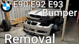 E90 E92 E93 Bumper Removal  FULL PROCESS [upl. by Remlap]