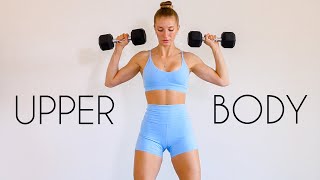 10 MIN FULL UPPER BODY Workout Toning amp Strength [upl. by Vinni]