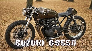 SUZUKI GS550 cafe racer [upl. by Carboni289]