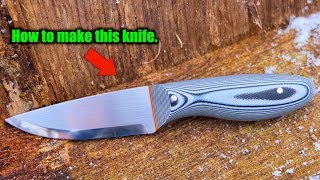 How To Make a Knife From a Beginners Perspective [upl. by Ococ]