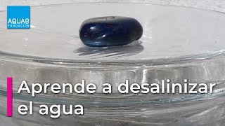 Aprende a DESALINIZAR agua  Experimentos [upl. by Wilson]