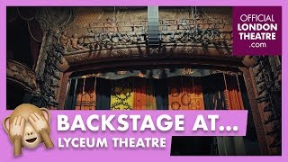 Backstage tour of the Lyceum Theatre [upl. by Yeslehc267]