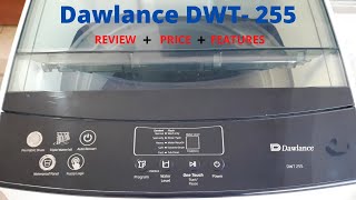 Dawlance Automatic Washing Machine DWT 255  Review  How to use  Price in Pakistan [upl. by Orelee]