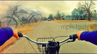 80cc Motorized Bicycle TOP SPEED [upl. by Kenon]