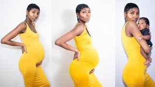 PREGNANCY BELLY PROGRESSION WEEK BY WEEK 1040 WEEKS [upl. by Dowdell]