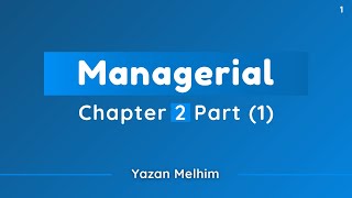 Managerial Accounting Chapter 2 quotPart 1quot [upl. by Blondie]