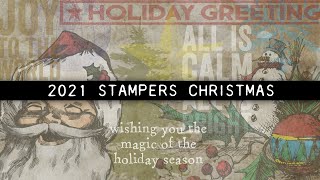 Tim Holtz Stampers Anonymous Christmas 2021 [upl. by Serle787]