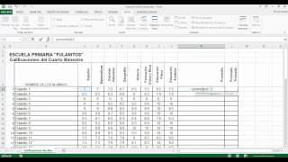 Excel Promedio y Promedio Truncado [upl. by Itoc]