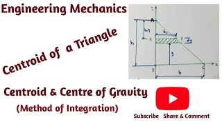 Lecture 5 Centroid of a Triangle [upl. by Virgilia]