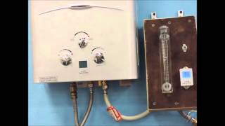 Marey Tankless Power Gas Adjustments amp Settings [upl. by Eissehc]