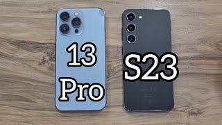 Samsung Galaxy S23 vs iPhone 13 Pro [upl. by Akirderf]