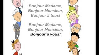 3 Chanson Bonjour Madame [upl. by Engamrahc]