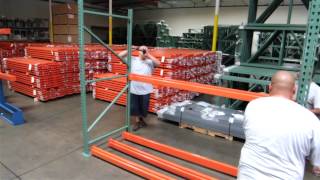 How to Assemble Your Pallet Rack Shelving [upl. by Abbe]