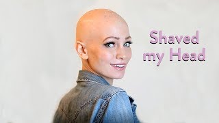 Shaved my head  Alopecia [upl. by Devora334]