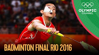 Mens Singles Badminton Final  Rio 2016 Replays [upl. by Gwenny]