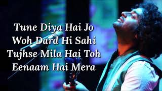 Ae Dil Hai Mushkil Title Song Lyrics  Arijit Singh  Amitabh Bhattacharya  Pritam [upl. by Perry]