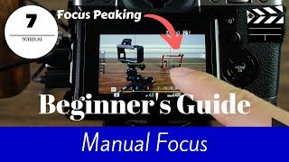 Fuji XT3 XT30 Basic Guide to Manual Focus [upl. by Schaffel]