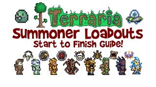 Terraria Summoner Loadout Guide Weapons amp Armor Class Build 124 amp 13 [upl. by Namyh]