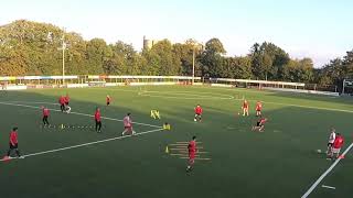 Fussballtraining Fussballspezifisches Athletiktraining  Koordinationsviereck [upl. by Ainala]